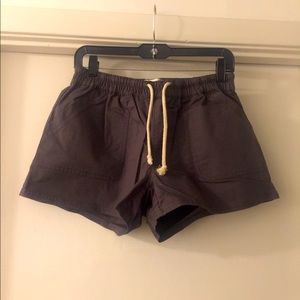 Pact woven twill drawstring short